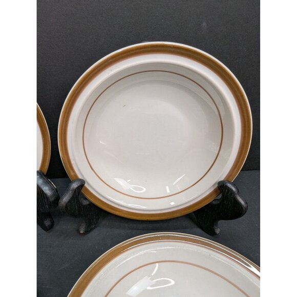 Brown Monterrey Stoneware by MSI Japan Set of 4 Berry Dessert Bowls - Picture 5 of 11